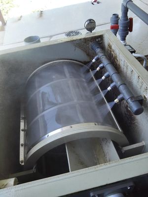 Solid Liquid Separation Drum Filter For Aquaculture Fish Pond
