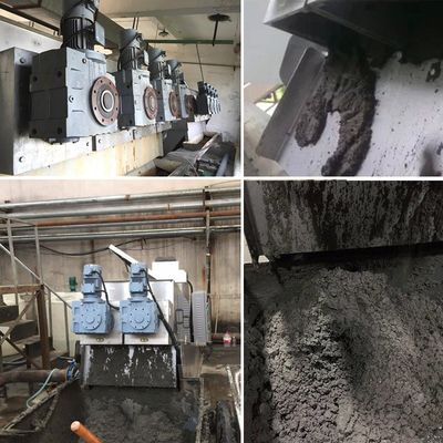 Solid-Liquid Separation in Stainless Steel 304/316 Automatic Sludge Dewatering Machine