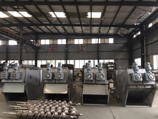 1340 Kg Sludge Dewatering Machine For Small Sewage Treatment Plant