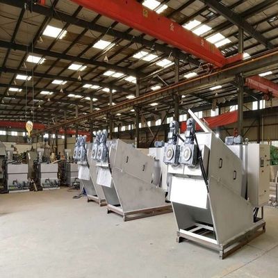 7.7CBM Solid-Liquid Separation Leather Sludge Dewatering Machine for Leather Industry
