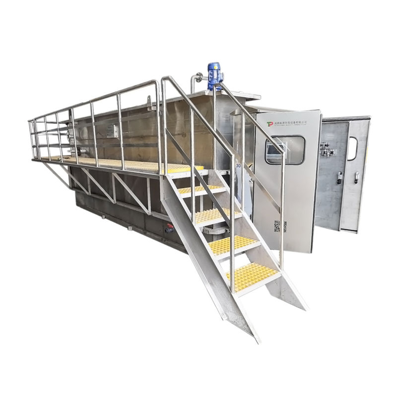 DAF Dissolved Air Flotation for Recycling Water and Waste Water Treatment 12000 kg Weight