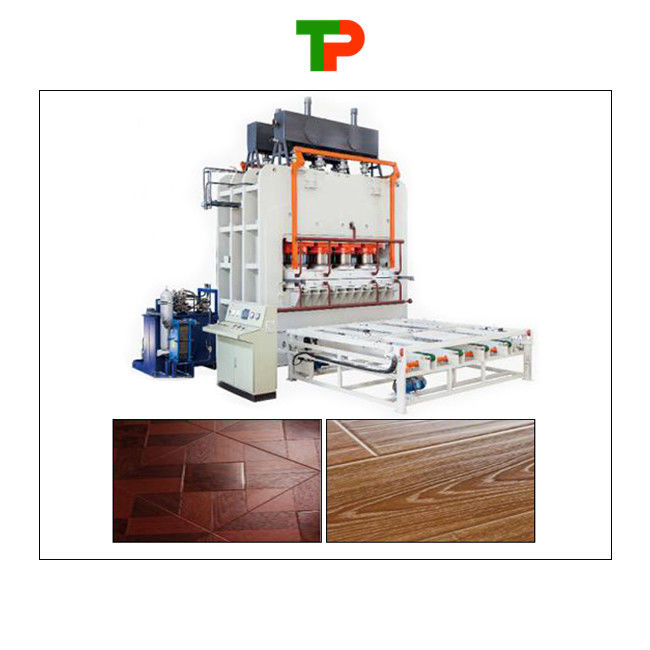 20-30tons Short Cycle Hot Press Laminating Line for Furniture Board